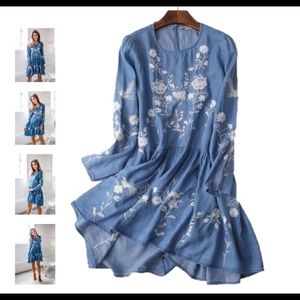 Goodnight Macaroon Chambray Dress